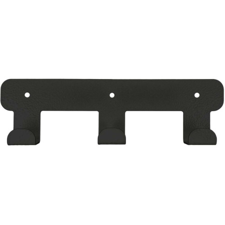 Вешалка настенная H1031B черная (3 крючка)