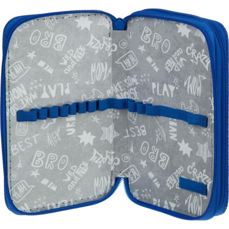 Пенал двухсекционный №1 School Robot Hello