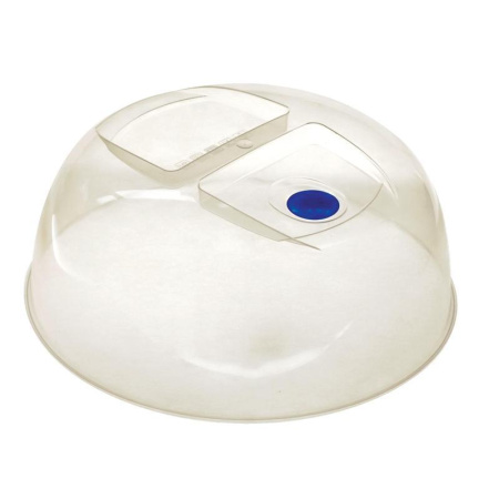 Крышка для СВЧ с клапаном пластиковая Polar диаметр 258 мм прозрачная (артикул производителя РТ9121)