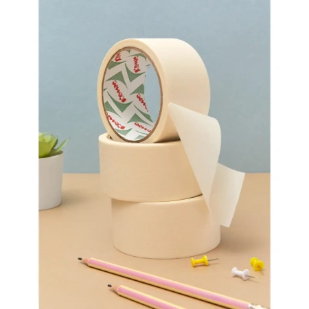 Клейкая лента малярная Комус легкоудаляемая 48 ммх19 м