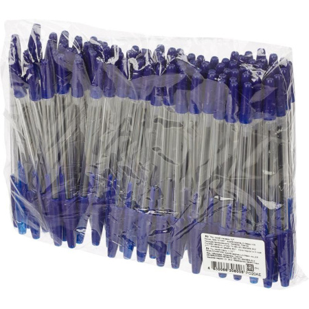 Ручка шариковая неавтоматическая масляная Attache Оптима синяя (толщина линии 0.7 мм)