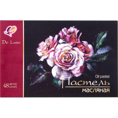 Пастель масляная Луч De Luxe круглая 48 цветов