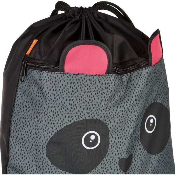 Мешок для обуви №1 School Panda черный