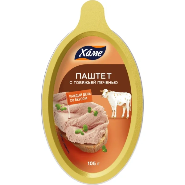 Паштет Hame с говяжьей печенью 105 г