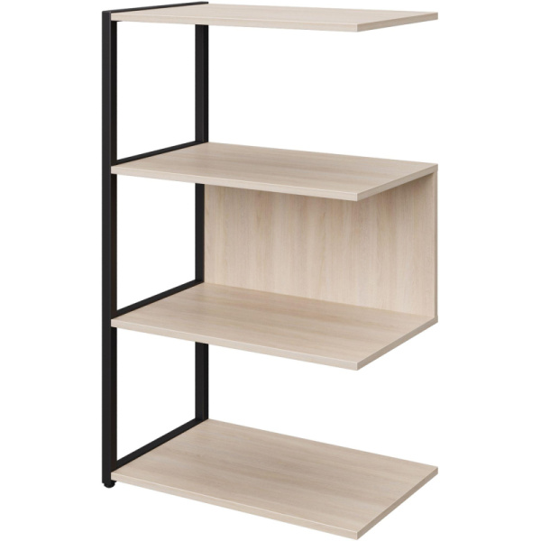 Полустеллаж для документов Easy to lead K-Loft 241H021 дуб  скандинавский/чёрный 645х400х1068 мм