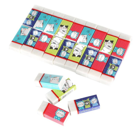 Ластик M&G So Many Cats ПВХ прямоугольный 43x18x12 мм