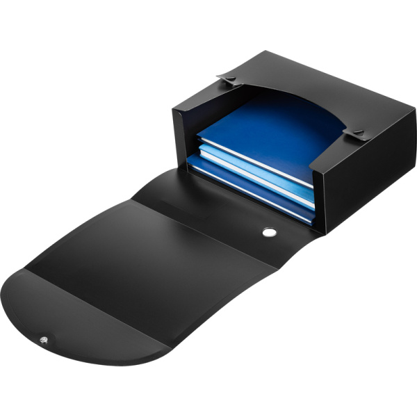 Короб архивный из полипропилена Attache 330x120x245 мм на кнопке черный  до 1200 листов