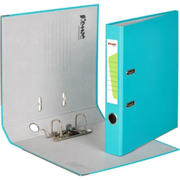 Папка-регистратор Комус Экономи 50 мм бирюзовая