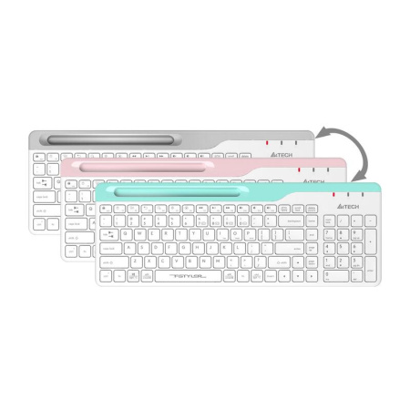 Клавиатура беспроводная A4Tech Fstyler FBK25 белый