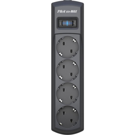 Сетевой фильтр PILOT m MAX на 4 розетки 1,8 метров