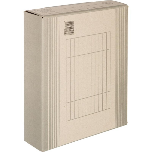 Короб архивный картон Attache 254х70х318 мм серый до 750 листов