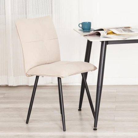 Стул обеденный Комус Мебель Flip бежевый (ткань, металл)