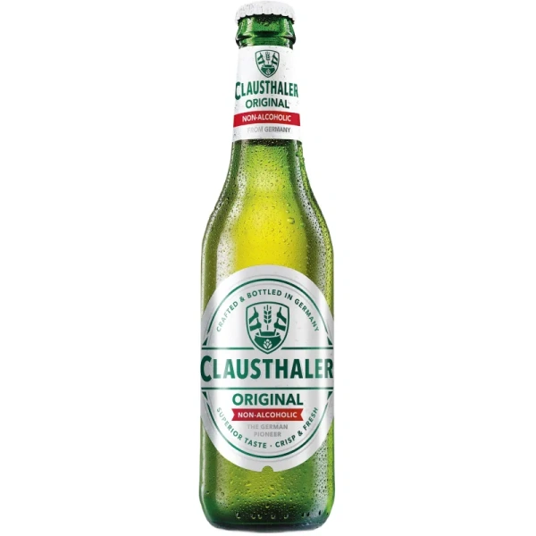 Пиво безалкогольное Clausthaler светлое фильтрованное бутылка 0.33 л