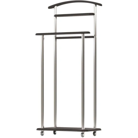 Вешалка костюмная Комус Мебель Элдридж (чёрный кварц/хромированный,  500х295х1050 мм)