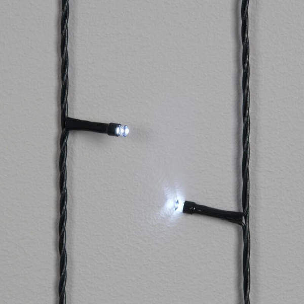 Электрогирлянда холодный белый свет 100 ламп 10.8 м