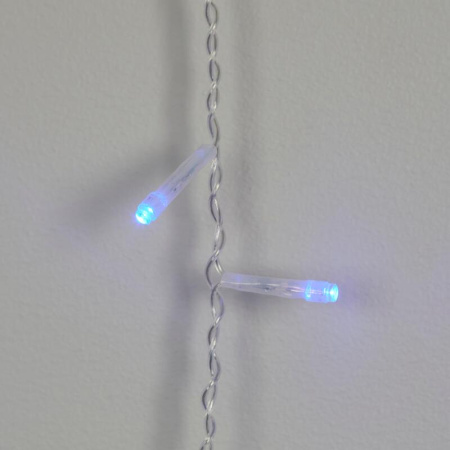 Гирлянда светодиодная голубой свет 2.4x0.6 м