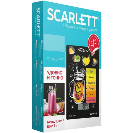 Весы кухонные Scarlett SC-KS57P77