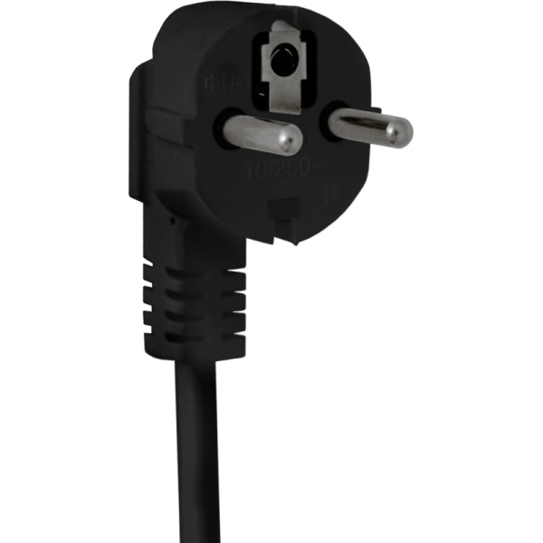 Удлинитель PROGIX PG313 3 розетки 2 м с заземлением чёрный