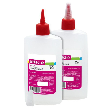 Клей канцелярский синтетический Attache 100 мл