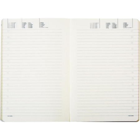 Ежедневник недатированный Bruno Visconti Megapolis Flex искусственная кожа A5 136 листов желтый (140х210 мм) (артикул производителя 3-531/14)