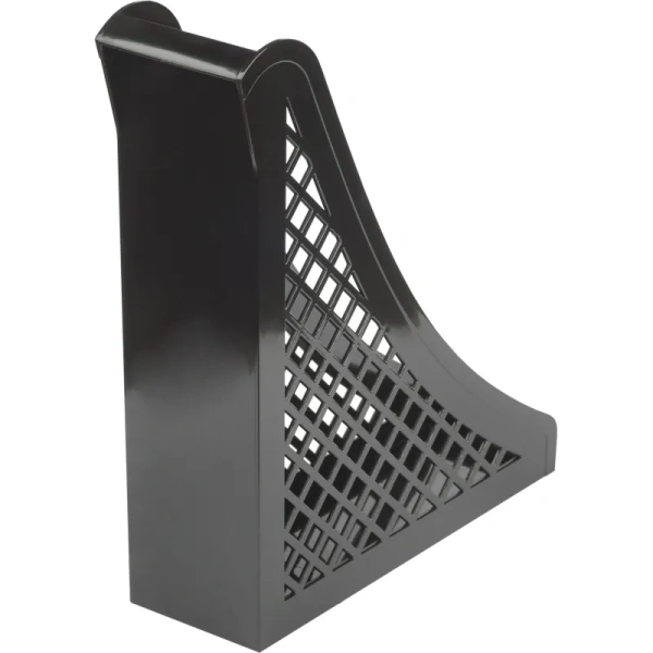 Лоток вертикальный для бумаг А4 Attache 80 мм пластиковый чёрный