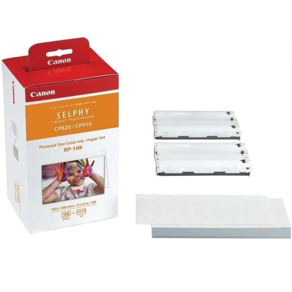 Набор картридж Canon RP-108 8568B001 белый оригинальный + бумага 108  листов