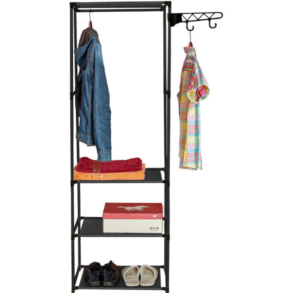 Вешалка гардеробная напольная Helex Home (черная)