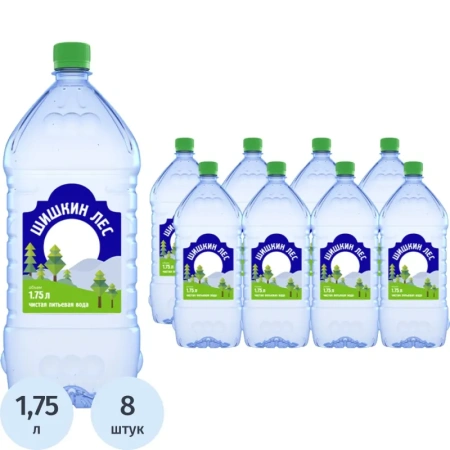 Вода питьевая Шишкин Лес негазированная 1.75 л