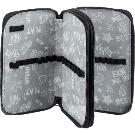 Пенал двухсекционный №1 School Panda