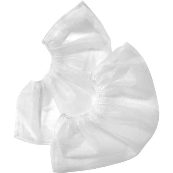 Бахилы (носки) одноразовые Медсервис Плюс для боулинга спанбонд 15  г/кв.м размер M белые (50 пар в упаковке)