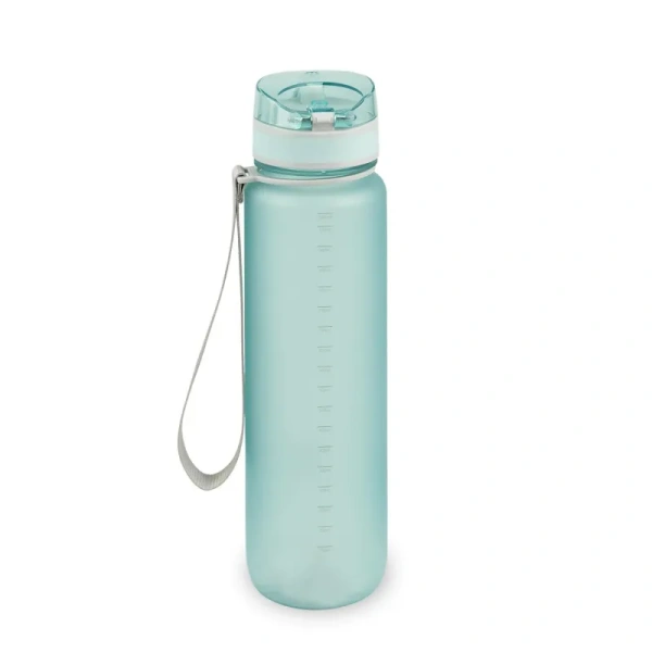 Бутылка для воды голубая 1000 мл