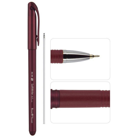 Ручка шариковая неавтоматическая масляная Bruno Visconti Softwrite Original синяя (тощина линии 0,5 мм)