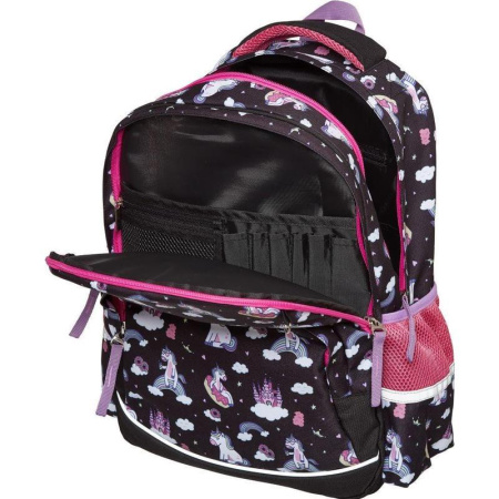 Рюкзак №1School Uniland,  2 отд., черный