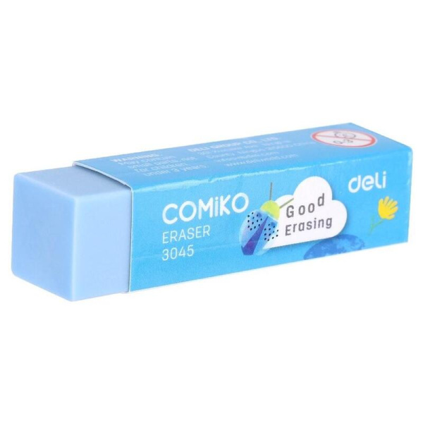 Ластик Deli E3045 Color ПВХ прямоугольный 60x15x15 мм