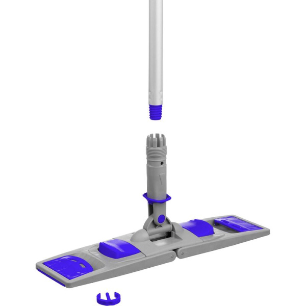 Держатель для мопов Luscan Professional 50х11 см пластик синий