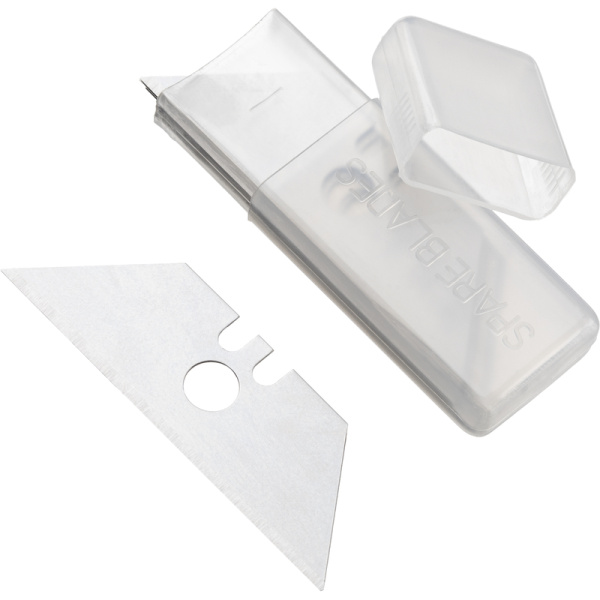 Лезвие сменное TOPFORT стальное 19 мм трапециевидное (10 штук в  упаковке)