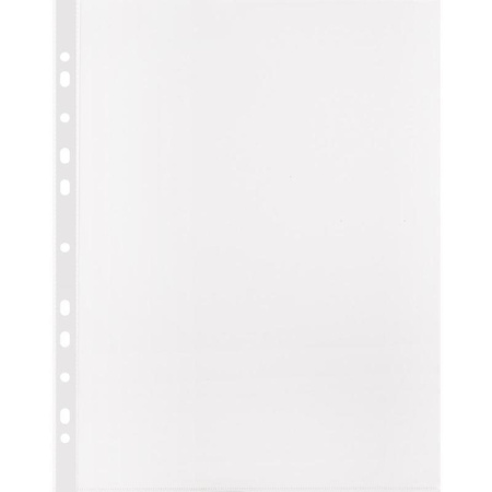 Файл-вкладыш Комус Элементари А4 30 мкм рифленый прозрачный 100 штук в упаковке