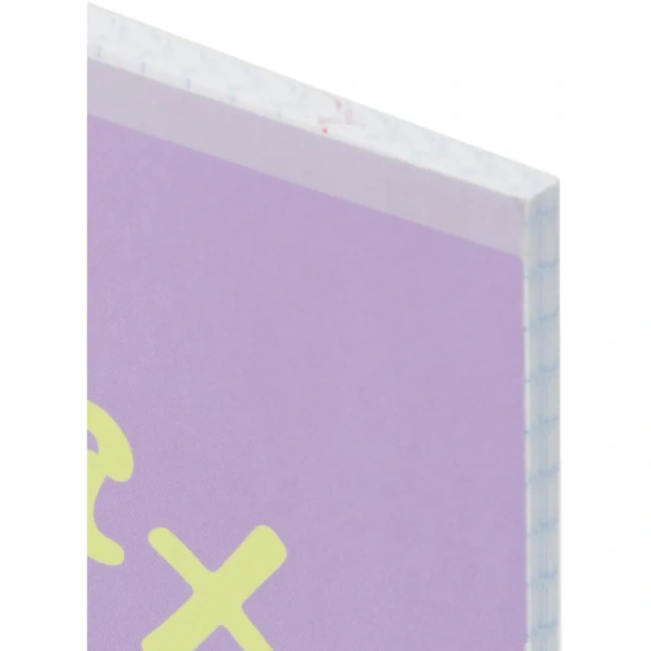 Тетрадь общая Avocat А5 48 листов в клетку на скрепке обложка фиолетовая  ВД-лак