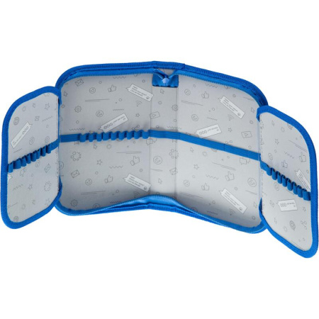 Пенал односекционный №1 School Милитари разноцветный