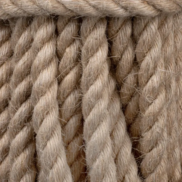 Верёвка джутовая кручёная (8 мм, 20 м)