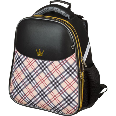 Ранец Комус Класс Queen анатомический бежевый с двумя отделениями