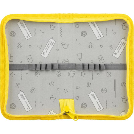 Пенал односекционный Комус класс Iron Bird синий