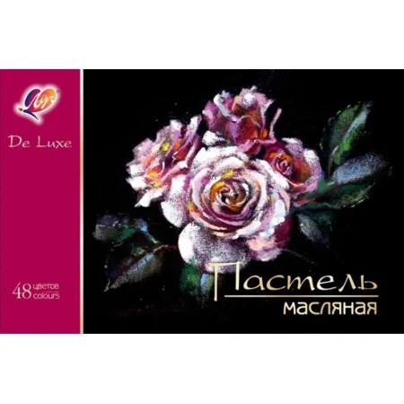 Пастель масляная Луч De Luxe круглая 48 цветов