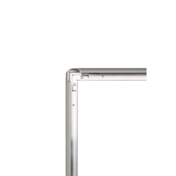 Рамка настенная с клик-профилем 30 мм А0 Комус серебристая