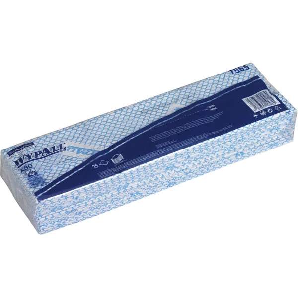 Материал протирочный нетканый WypAll X80 синий 25л/уп 7565 (KFC)