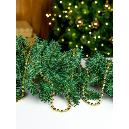 Новогоднее украшение Miland Яркий праздник 1 см золотые