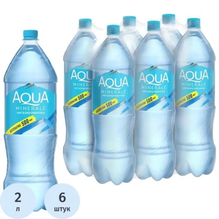 Вода питьевая Aqua Minerale негазированная 2 л
