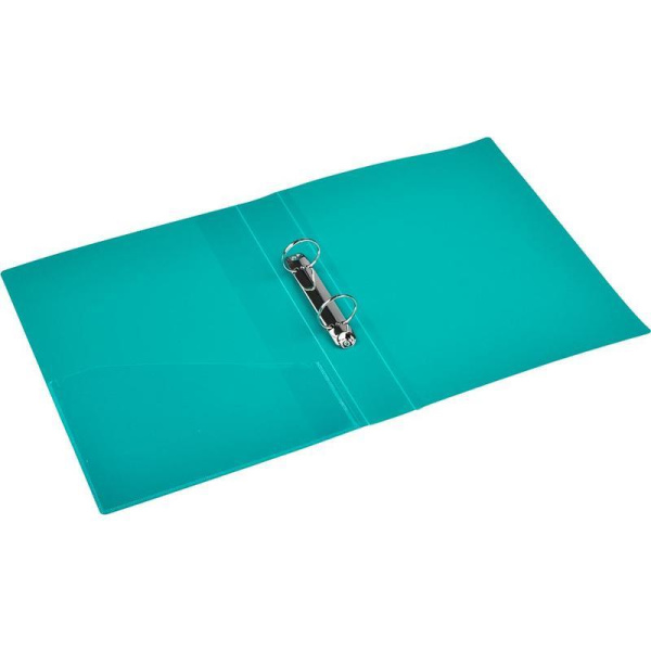 Папка на 2-х кольцах Attache 42 мм пластиковая зеленая