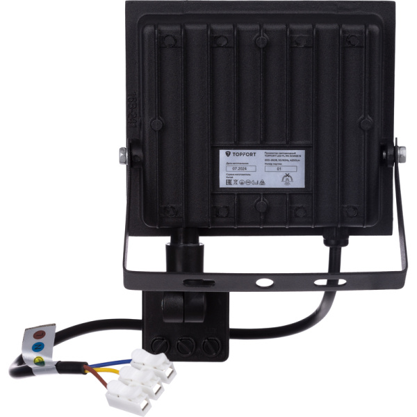 Прожектор светодиодный TOPFORT  с датчиком движения 50 Вт 6500 К 4250 лм   IP65