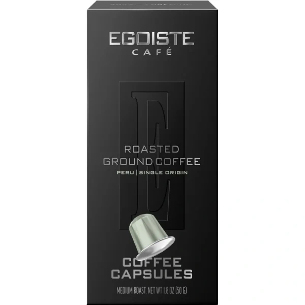 Кофе в капсулах для кофемашин Egoiste Peru (10 штук в упаковке)
